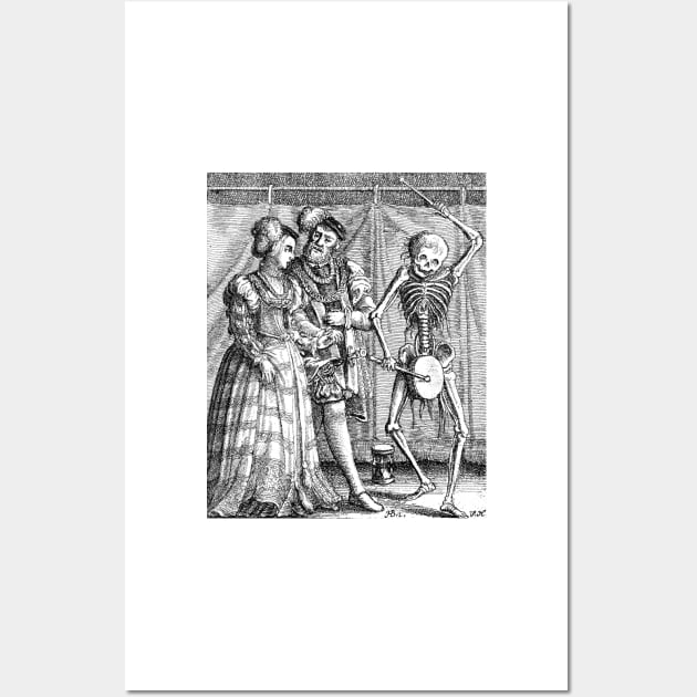 The Lady, the Dance of Death - Hans Holbein Wall Art by themasters